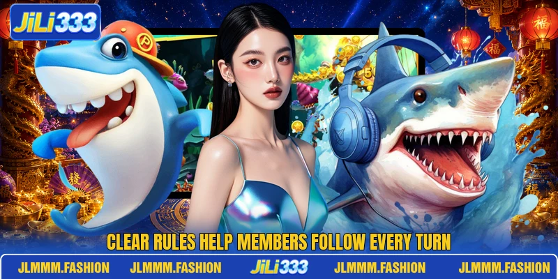 Clear rules help members follow every turn Clear rules help members follow every turn