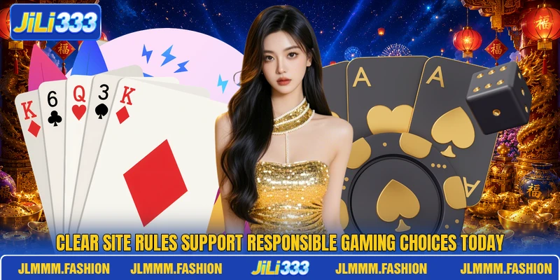 Clear site rules support responsible gaming choices today
