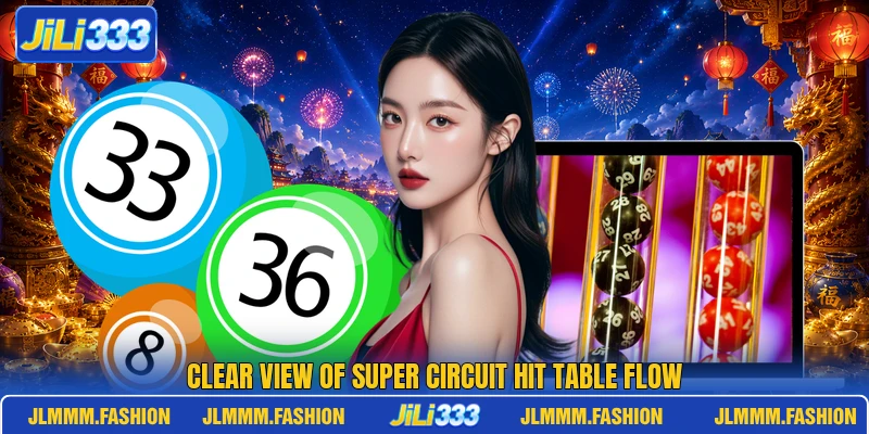 Clear view of Super Circuit Hit table flow Clear view of Super Circuit Hit table flow
