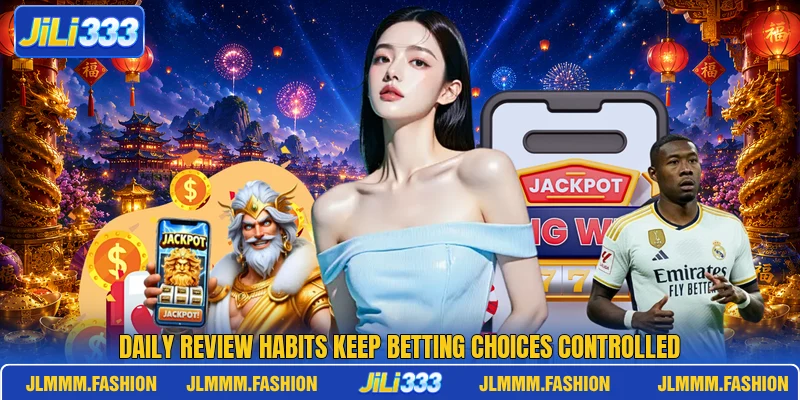 Daily review habits keep betting choices controlled