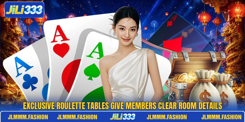Exclusive Roulette tables give members clear room details Exclusive Roulette tables give members clear room details