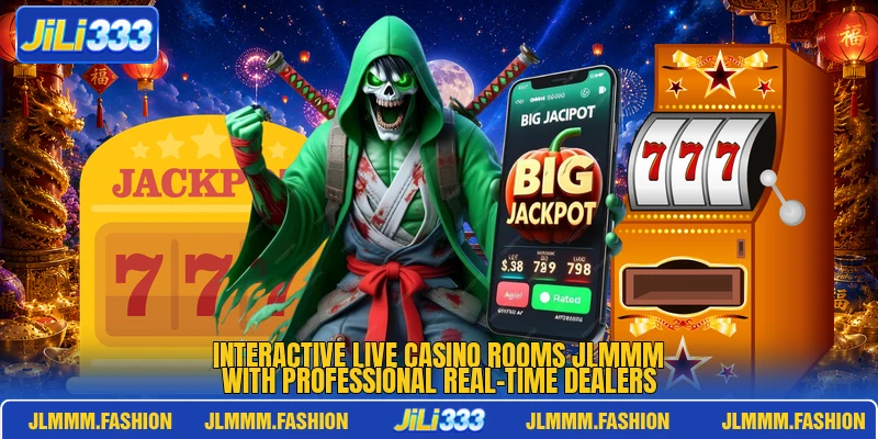 Interactive live casino rooms JLMMM with professional real-time dealers