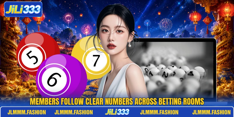 Members follow clear numbers across betting rooms Members follow clear numbers across betting rooms