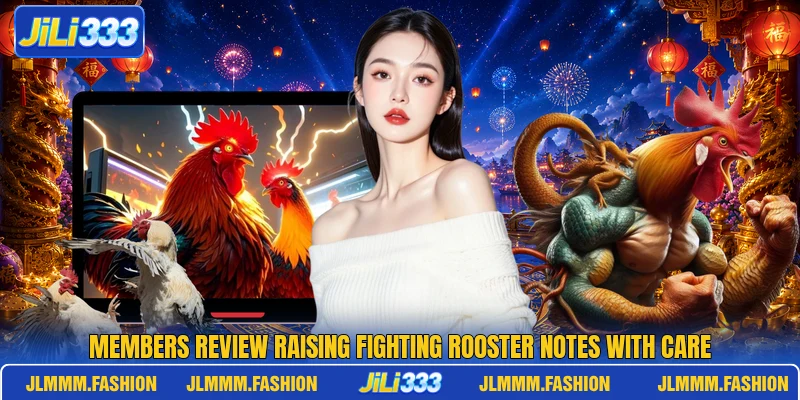 Members review Raising fighting rooster notes with care