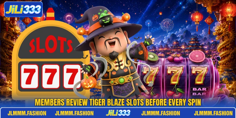Members review Tiger Blaze Slots before every spin