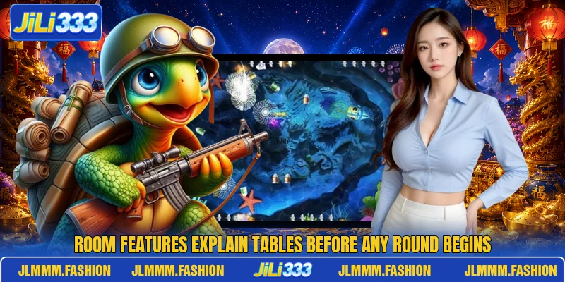 Room features explain tables before any round begins