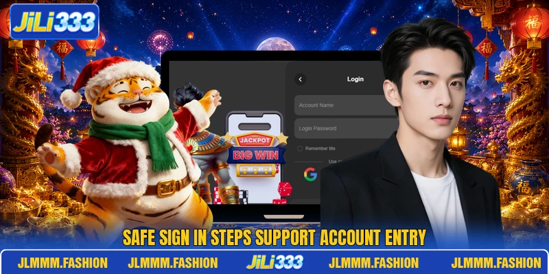 Safe sign in steps support account entry