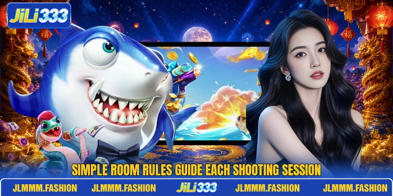 Simple room rules guide each shooting session